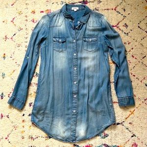 GeeGee Denim Shirt Dress / Tunic